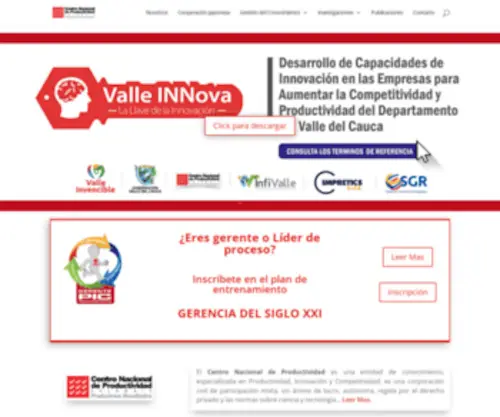 CNP.org.co(Centro Nacional de Productividad) Screenshot