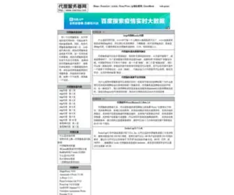 CNproxy.com(中国代理服务器网) Screenshot