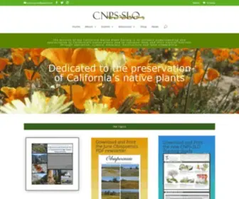 CNPSslo.org(Web) Screenshot