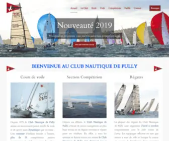 Cnpully.ch(Club Nautique de Pully) Screenshot