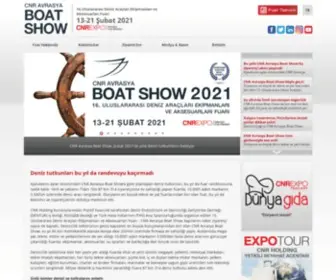 Cnravrasyaboatshow.com(CNR EXPO) Screenshot