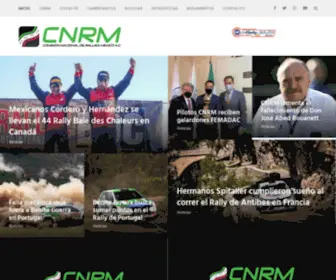 CNRM.com.mx(Comisión Nacional de Rallies México) Screenshot