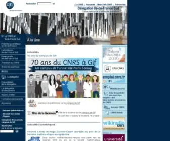 CNRS-Gif.fr(CNRS) Screenshot