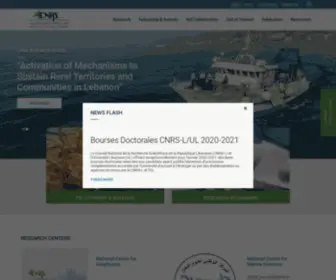 CNRS.edu.lb(Joomla) Screenshot