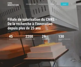 CNrsinnovation.com(CNRS Innovation) Screenshot