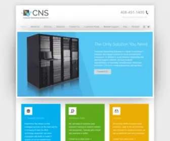 CNS4U.com(Computer Networking Solutions) Screenshot