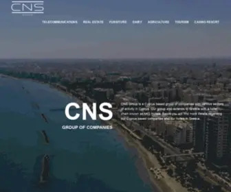 CNS.com.cy(CNS Group) Screenshot