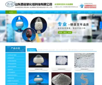 CNSdxiguan.com(山东西官氧化铝科技有限公司) Screenshot