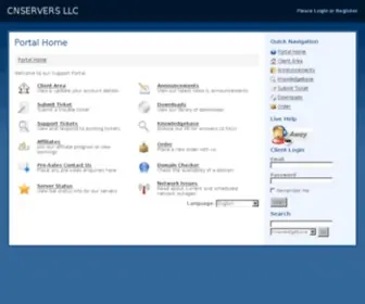 Cnservers.com(CNSERVERS LLC) Screenshot