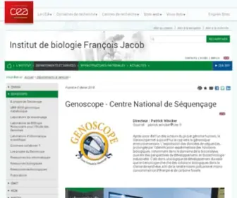 CNS.fr(Institut de biologie François Jacob) Screenshot