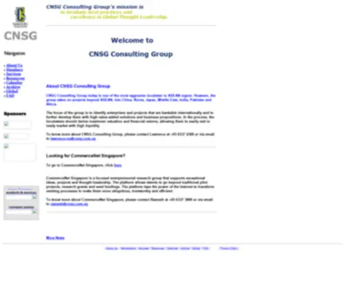 CNSG.com.sg(CNSG) Screenshot