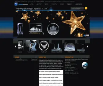 CNshiningcrystal.com(Pujiang Shining Crystal Crafts Co) Screenshot