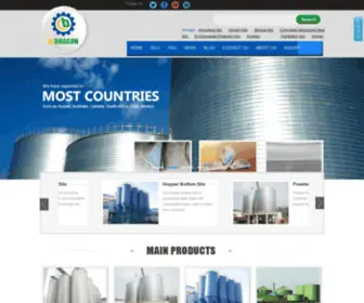 Cnsilos.com(Galvanized Spiral Steel Silo) Screenshot