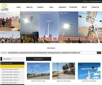 Cnsolarlight.com(Yangzhou Bright Solar Solutions Co) Screenshot