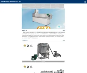 Cnsunward.com(Jinan Sunward Machinery Co) Screenshot