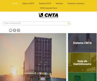 Cnta.org.br(Confederação Nacional dos Transportadores Autônomos) Screenshot