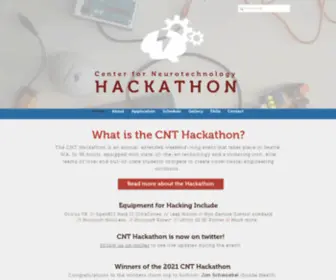 CNthackathon.org(The CNT Hackathon) Screenshot