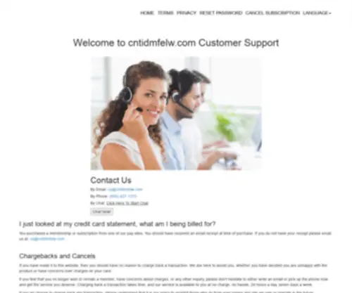 Cntidmfelw.com(Support Center) Screenshot