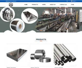 Cntisco.com(Stainless Steel Sheet) Screenshot