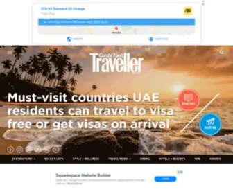 CNtravellerme.com(Condé Nast Traveller Middle East) Screenshot