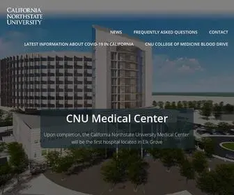 Cnuhealth.com(Will be the first hospital located in Elk Grove) Screenshot