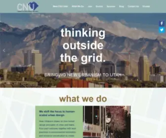 Cnuutah.org(Congress for New Urbanism) Screenshot