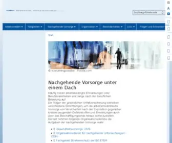 Cnuv.de(Deutsche Gesetzliche Unfallversicherung) Screenshot