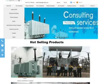 Cnville.com(Transformer manufacture) Screenshot