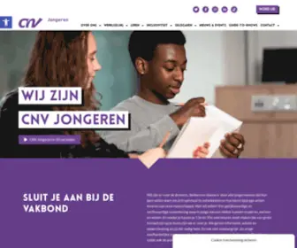 CNvjongeren.nl(CNV Jongeren) Screenshot