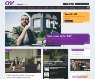 CNV.nl(CNV is de vakbond voor jou) Screenshot