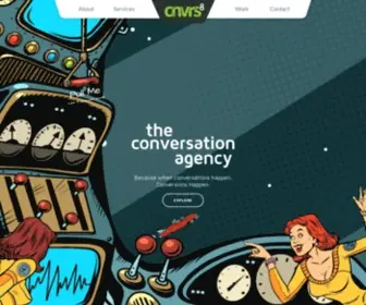 CNVRS8.com(The Conversation Agency) Screenshot