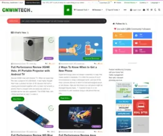 Cnwintech.com(Cyber News InfoTech) Screenshot