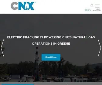 CNX.com(CNX Resources Corporation) Screenshot
