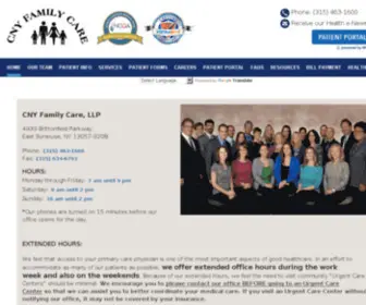 CNyfamilycare.org(CNY Family Care) Screenshot
