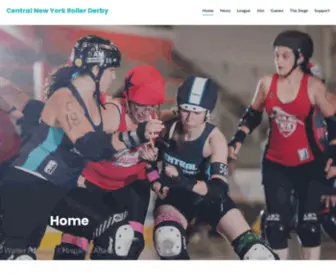 CNyrollerderby.com(Central New York Roller Derby) Screenshot