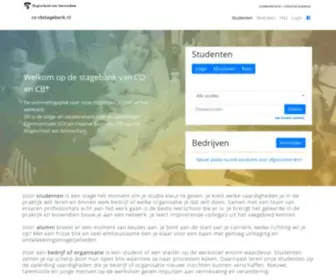 CO-CBstagebank.nl(CB stagevacaturebank) Screenshot
