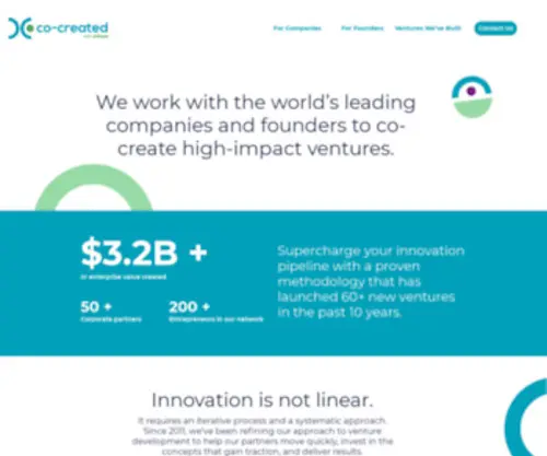 CO-Created.com(Co-Created Home) Screenshot