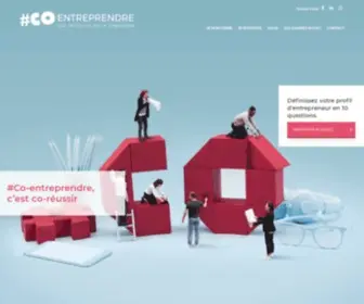 CO-Entreprendre.be(Projet d'entrepreneuriat collectif social et sociétal) Screenshot