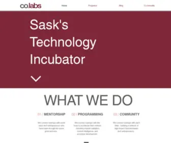 CO-Labs.ca(Saskatchewan's Tech Incubator) Screenshot