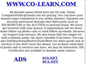 CO-Learn.com(Sell/Buy/Trade/Barter/Swap/Rent) Screenshot