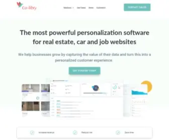 CO-Libry.com(Data and AI solutions for real estate) Screenshot