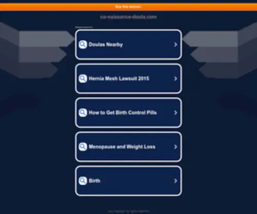 CO-Naissance-Doula.com(Co-Naissance) Screenshot