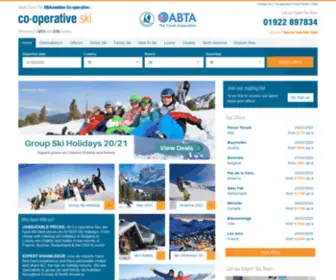 CO-Operativeski.co.uk(Ski Holidays and Snowboarding 2021/2022) Screenshot