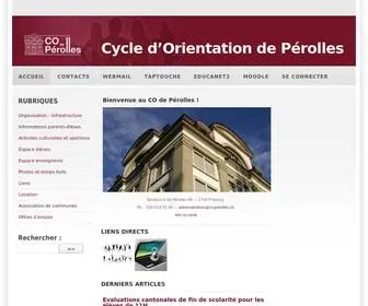 CO-Perolles.ch(Cycle d'Orientation de P) Screenshot