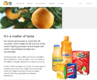 CO-RO.com(Leading provider of fruit) Screenshot