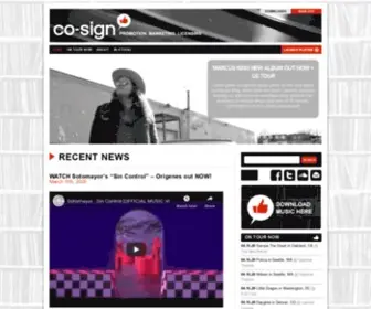 CO-Signcollective.com(Co-sign) Screenshot