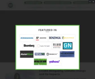 CO2Bit.com(The Worlds First Bitcoin Cryptocurrency to benefit climate change) Screenshot