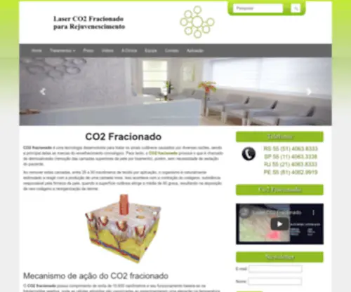 CO2Fracionado.com.br(Laser co2 fracionado preço) Screenshot