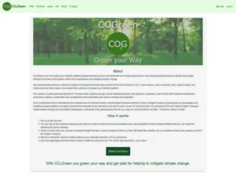 CO2Green.com(Green your Way) Screenshot