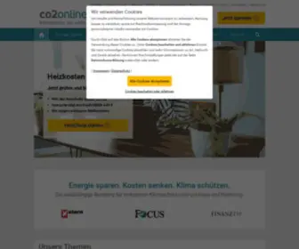 CO2Online.de(Energiesparen & Klimaschutz zuhause) Screenshot
